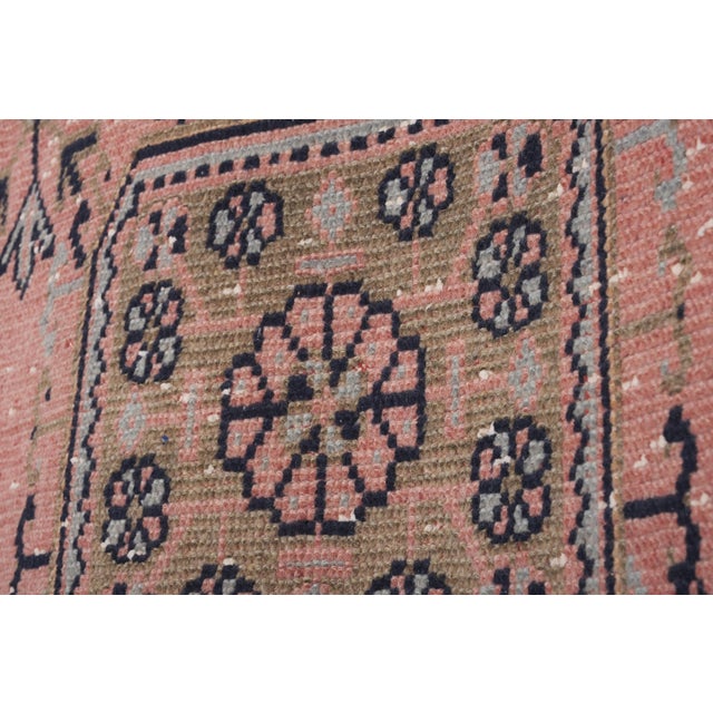 1960s Turkish Hand Knotted Vintage Long Runner Rug - Stair Carpet 2'6'' X 21'2'' For Sale - Image 6 of 10
