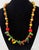 Murano glass tutti fruitti necklace with hand blown seamless glass fruit charms. Hook clasp. 1940s-1950s. Measures a long...