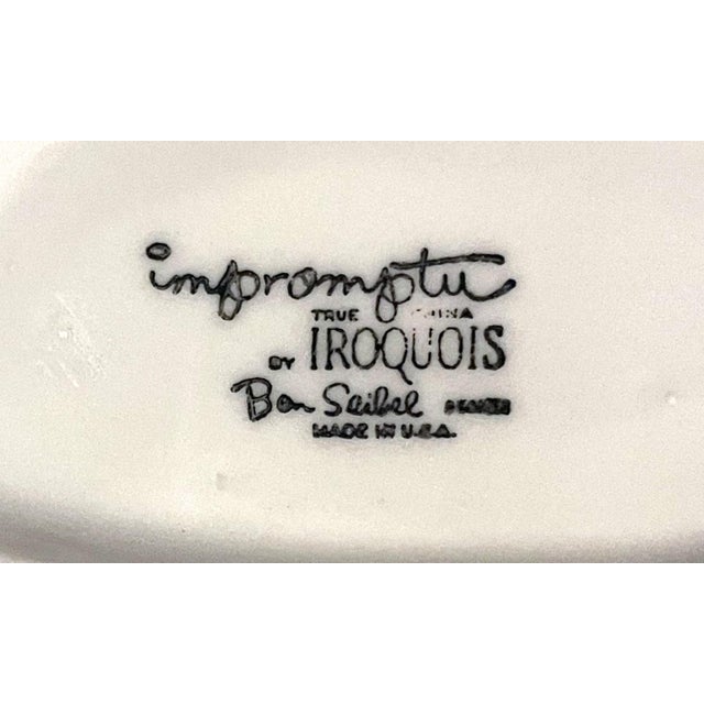Mid-Century Modern 1950s Iroquois Impromptu Serving Dish For Sale - Image 3 of 6