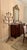 Brass Vintage Florentine Style Gilt Wrought Iron Floor Candelabra For Sale - Image 8 of 12