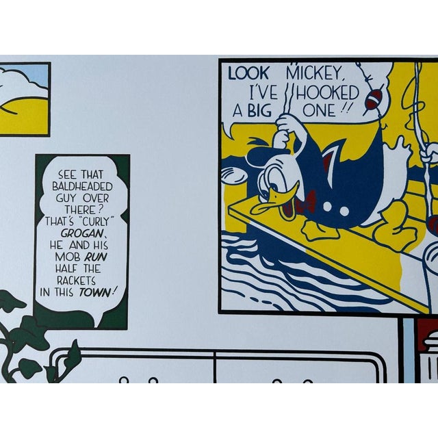 Contemporary Roy Lichtenstein, Look Mickey, 1988, Lithograph For Sale - Image 3 of 6