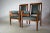 Brown Set of Art Nouveau Green and Brown Armchairs from H. Pander & Zn. For Sale - Image 8 of 13