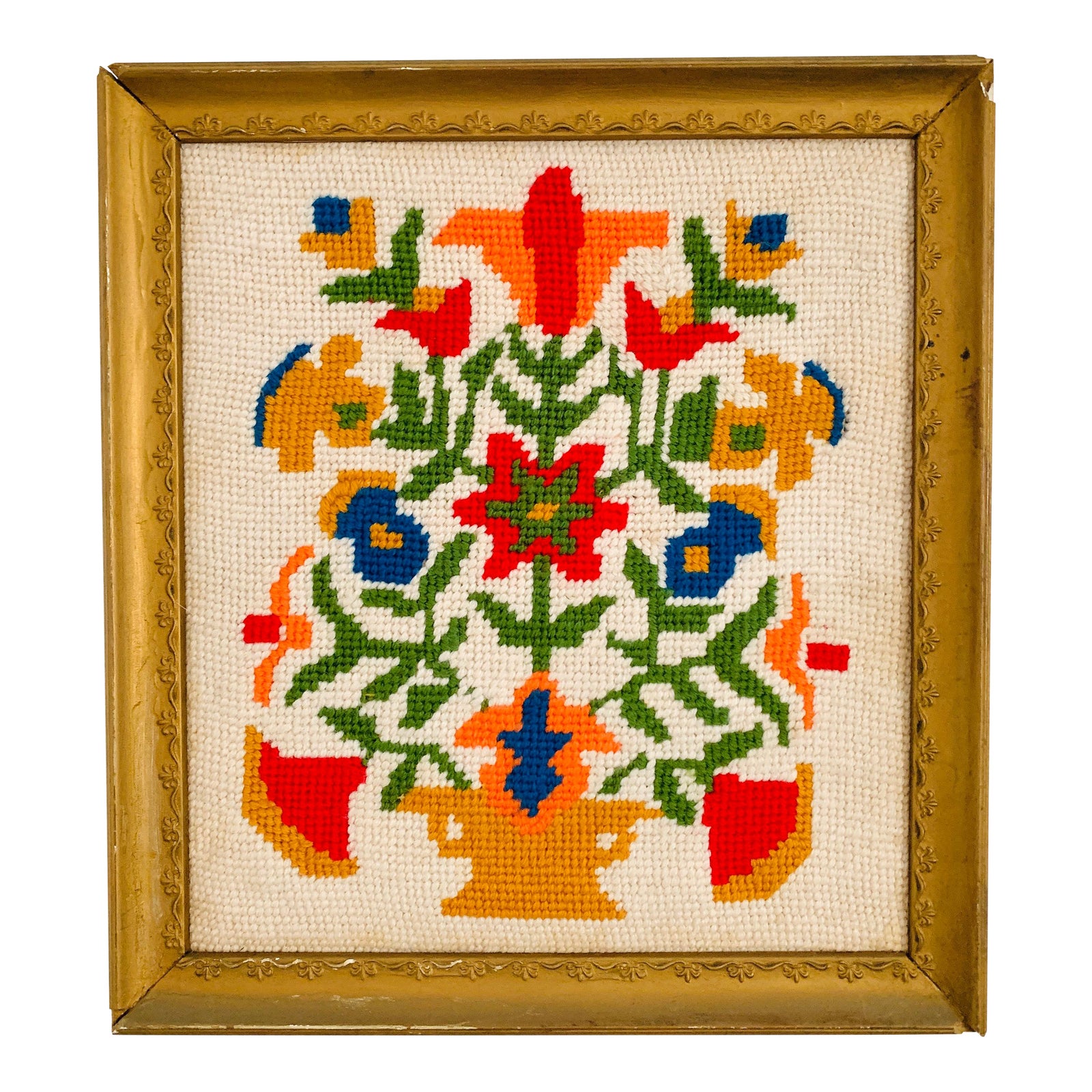 ヨーロッパアート　額縁セット　NEEDLEPOINT Vintage ヨーロッパアート 額縁セット NEEDLEPOINT Vintage 1940s
