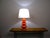 Rare large swedish orange art glass table lamp by gustav leek for orrefors, 1960s. this is the only one in orange that we...