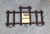 Antique Arts & Crafts Wall Coat Rack With Mirror and Hooks For Sale - Image 14 of 17