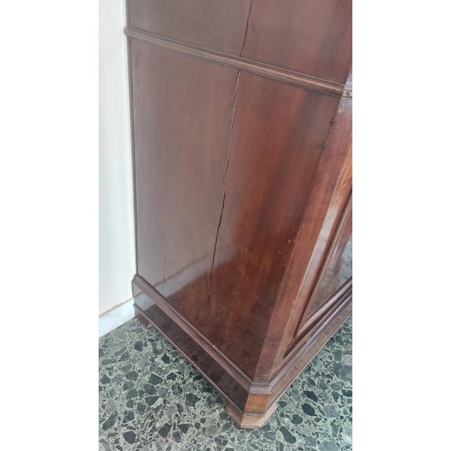 Italian Cherry Wood Display Cabinet, Mid-1800's For Sale In Austin - Image 6 of 11
