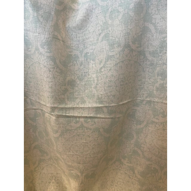Textile Brunschwig & Fils "Marquesas Aqua" Designer Fabric - 4 Yard Piece For Sale - Image 7 of 10