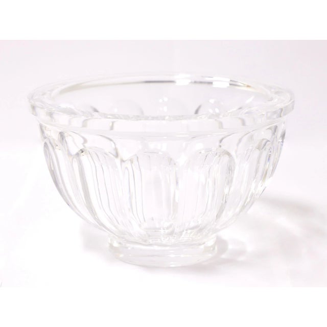 Transparent Late 20th Century Crystal Bowl - A For Sale - Image 8 of 8