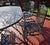 Midcentury Russell Woodard Briarwood Wrought-Iron Patio Dining Set, 7 Pieces, Attributed For Sale - Image 12 of 15