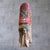 1990s Vintage Hand Carved Wood Rocking Elephant Statue Decorated Folk Art 10" For Sale - Image 5 of 9