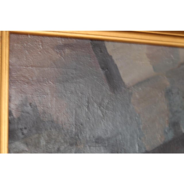 Sixten Lundbohm, Composition, 1950s, Oil on Canvas, Framed For Sale - Image 9 of 17