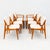 1960s Restored Arne Vodder Ella Dining Chairs in Teak & Edelman Leather, Danish Mid Century Modern For Sale - Image 12 of 14
