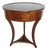 Biedermeier Walnut Side Table with Rotating Top, 1825 For Sale