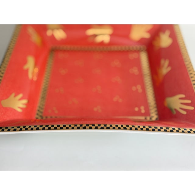 Modern Large Mani al Vento Dish by Davide Pizzigoni / Bulgari for Rosenthal, 1990s For Sale - Image 3 of 6