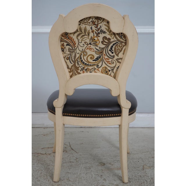 Hickory White Set of 8 Hickory White Country French Dining Chairs For Sale - Image 4 of 18