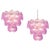 Pink Shell Murano Glass Chandelier, 2000s, Set of 2 For Sale - Image 9 of 9