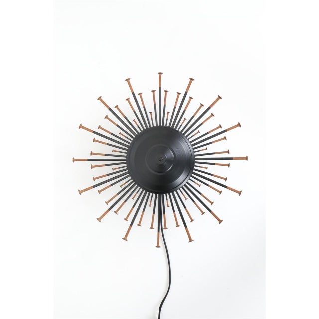 Mid-Century Modern Large Vintage Sun Wall Lamp from Dantoft, 1960s For Sale - Image 3 of 14