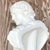 Vintage Boho Global Views Glazed Terra Cotta Bust For Sale - Image 12 of 13