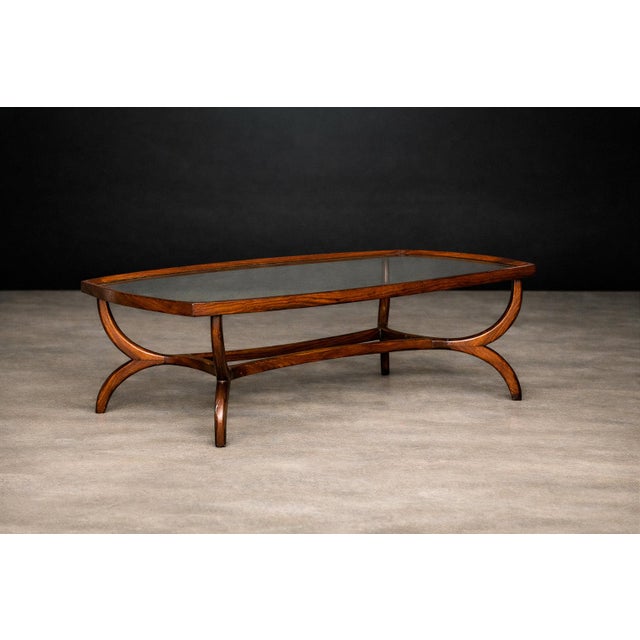 Sculptural Coffee Table in Brazilian Caviúna Wood by Giuseppe Scapinelli, Brazil, 1950s For Sale - Image 11 of 11