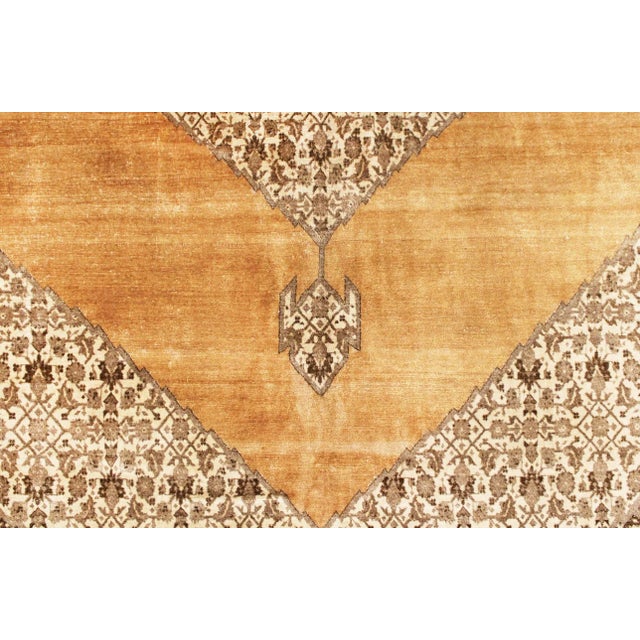Antique Persian Tabriz Oriental Carpet in Room Size with Medallion For Sale In New York - Image 6 of 11