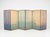 Japanese Enchanting Japanese Byobu Meiji Period Hand Painted Folding Screen Late 19th Century For Sale - Image 3 of 8