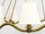 1940s Large Viennese Modernism Curved Brass Wave Chandelier by Hugo Gorge, 1940s For Sale - Image 5 of 18
