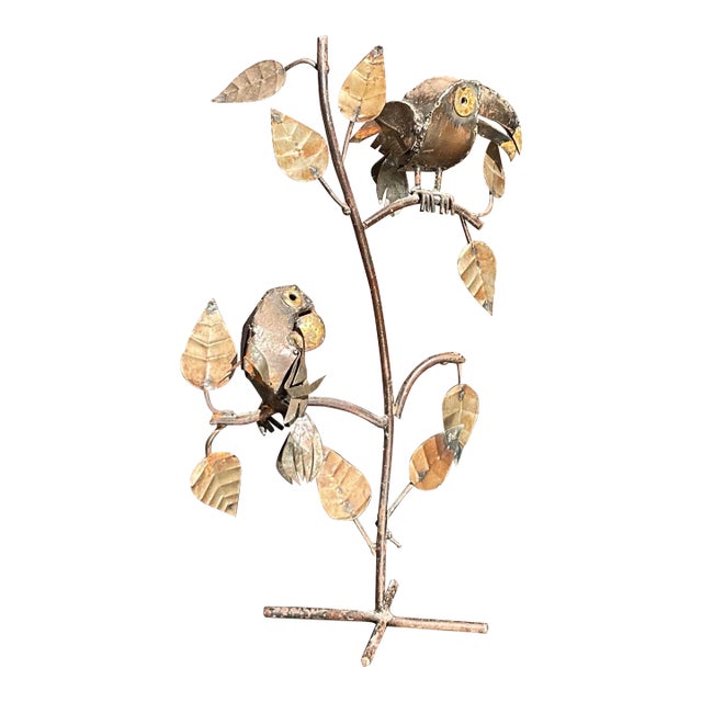 Vintage Boho Torch Cut Toucans For Sale