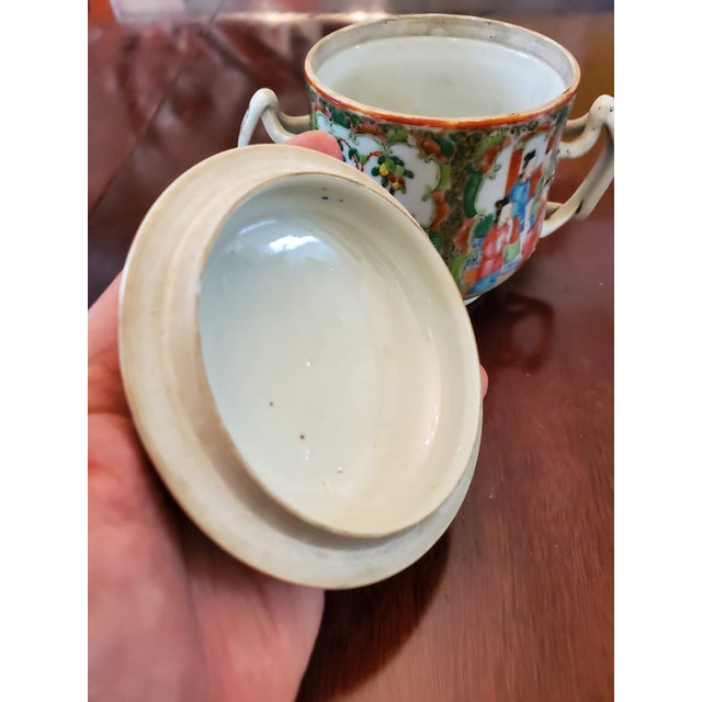 Antique Mid 19th Century Chinese Porcelain Covered Jar For Sale In Boston - Image 6 of 11