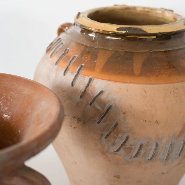 Antique Rustic Terracotta Storage Pots, 19th Century, Set of 7 For Sale - Image 8 of 9