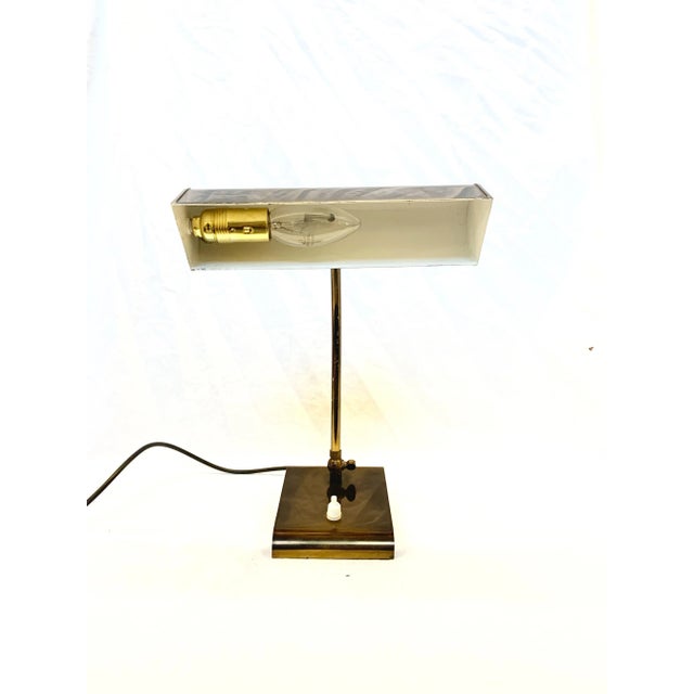 Mid-Century Brass Table Lamp For Sale - Image 4 of 7