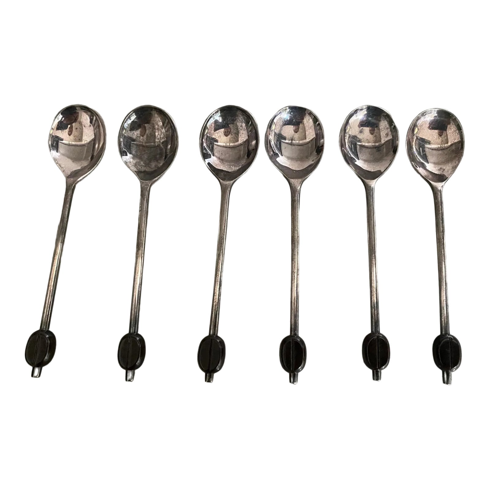 Vintage Viners of Sheffield Silverplate Coffee Spoons Set of 6 Chairish