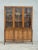Beautiful Mid Century One Piece Hutch/Display Cabinet Now Availble & Ready For Your Favorite Pieces! Featuring Cane Front...