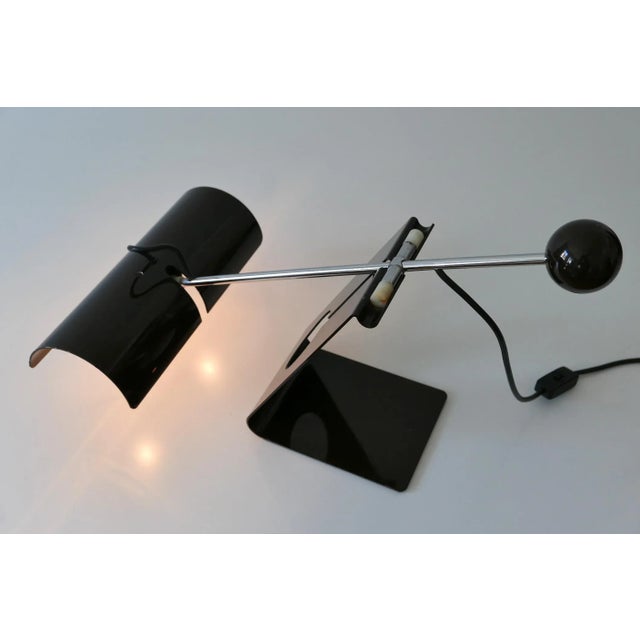 Brown Italian Picchio Table Lamp by Mauro Martini for Fratelli Martini, 1970s For Sale - Image 8 of 18