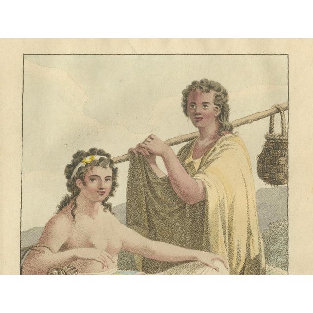 After Kuyper, Ulieteërs, Raiatea, Polynesia, 1803, Handcolored Engraving For Sale - Image 4 of 10