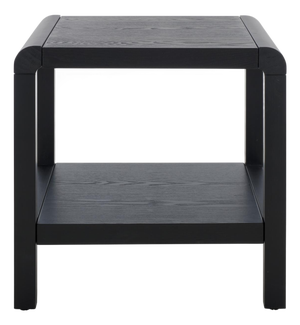 Omara 1 Shelf Side Table in Black