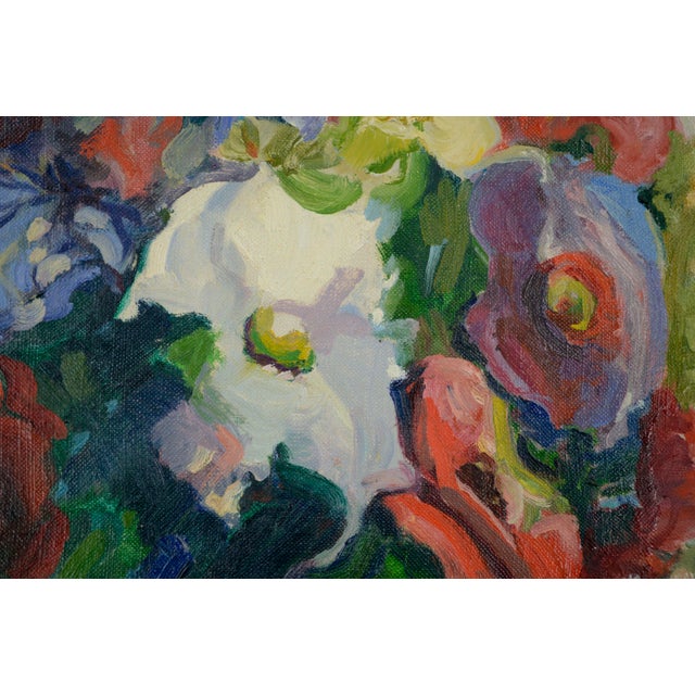 Spring Bouquet, Mid Century Floral Still-Life by Helen Gapen Oehler For Sale In Monterey, CA - Image 6 of 11