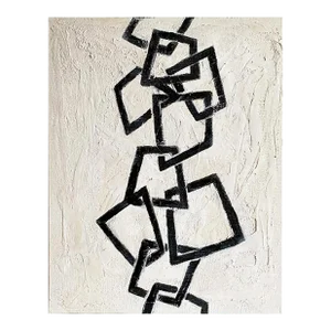 Contemporary Plaster Brutalist Textured Wall Art by Tatiana Duperault