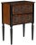 Mi casa es su casa. The side table makes any room feel welcome with it's with carefully crafted tooled drawer facings...