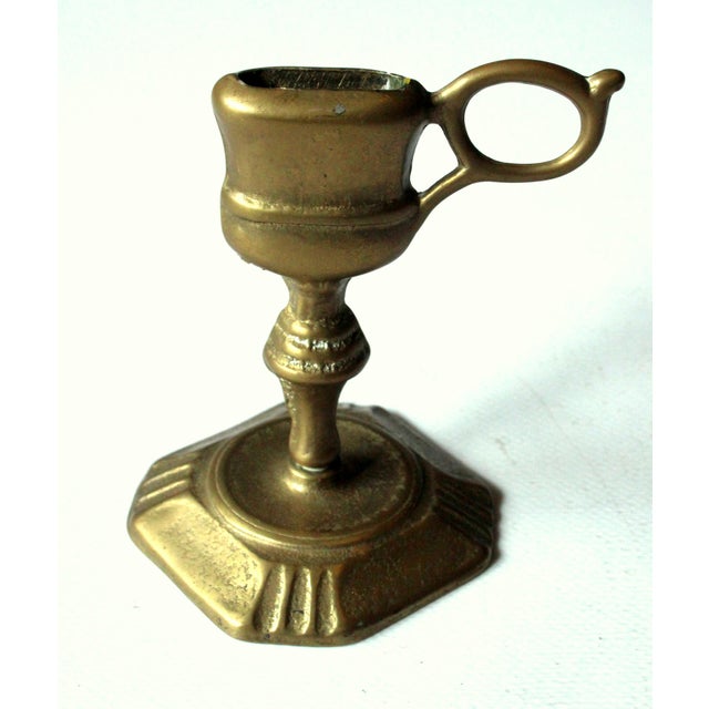 Brass Candle Snuffer With a Stand Vintage the 60s For Sale - Image 6 of 9