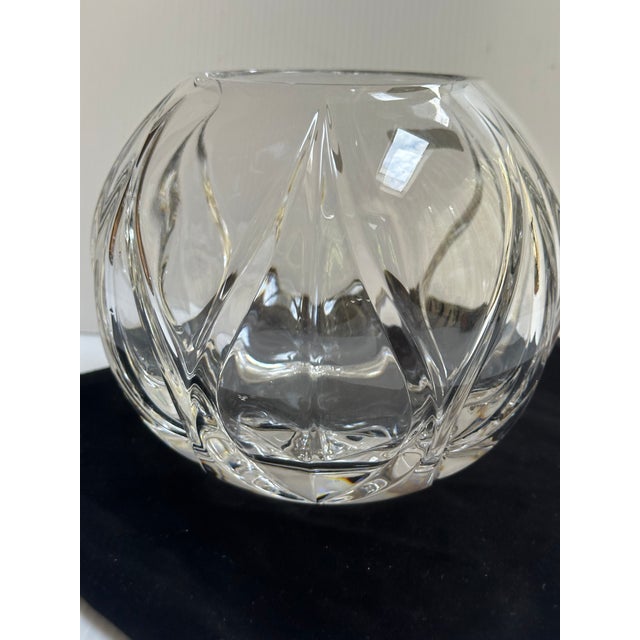 1960s Nachtmann Germany Bleikristall 24% Lead Crystal 6"h Bowl Vase For Sale - Image 10 of 18