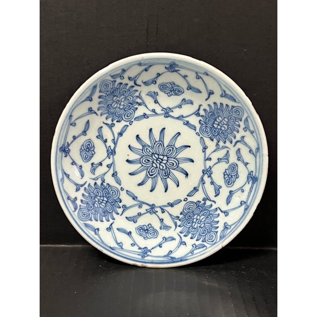 Late 20th Century Chinese Art Porcelain Blue and White Plate ITEM NAME: Chinese Art Porcelain Blue and White Plate ORIGIN:...