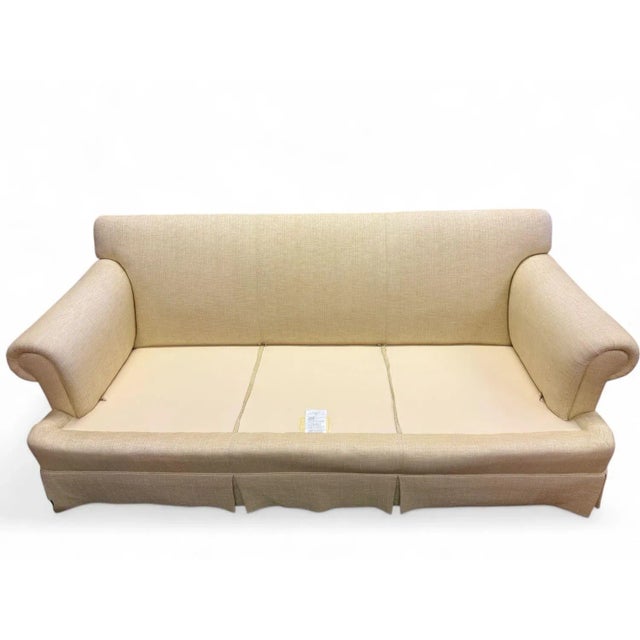 Dapha by Baker Custom Made 3 Cushion Sofa 85" Long For Sale - Image 9 of 13
