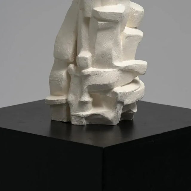Jan Keustermans, Abstract Sculpture, Plaster For Sale - Image 8 of 18