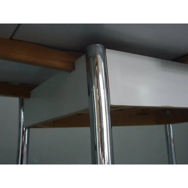 Mid-Century Formica Kitchen Dining Table, 1960s For Sale - Image 10 of 11