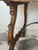 Rustic European Rustic Spanish Style Solid Wood Console/Sofa Table,hand Carved Legs & Wrought Iron For Sale - Image 3 of 4