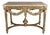 Louis XVI Style Console Table in Golden Wood, Late 19th Century For Sale
