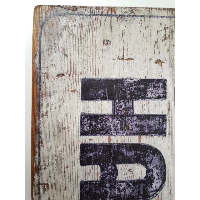 Vintage German & Czech Fire-Brigade Sign, 1930s For Sale - Image 3 of 5