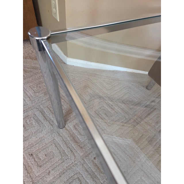 Metal 1950s Mid Century Modern Magazine Rack End Table For Sale - Image 7 of 10