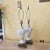Pair of Vintage Italian Capodimonte Table Lamps – White & Gold 30" Ornate Ceramic Lighting For Sale - Image 13 of 18