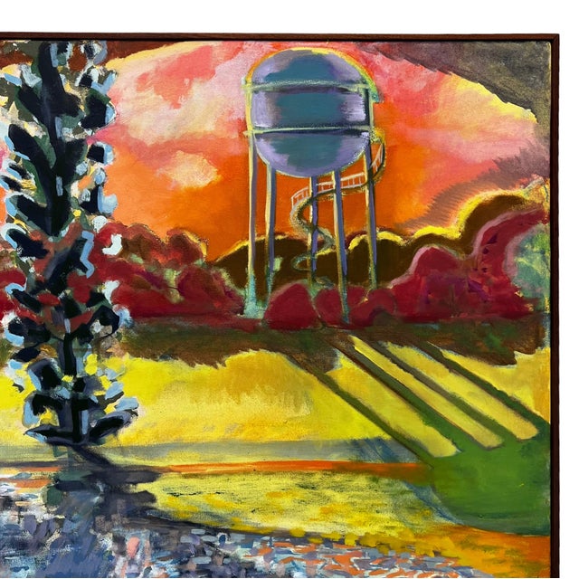 “Ducks and Tower at Crescent Park” a Painting by Robert Wymer For Sale In Austin - Image 6 of 12